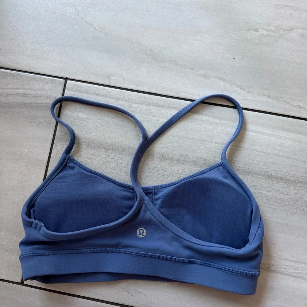 ALO Yoga Strappy Tank Top in Blue - Picture 2 of 5